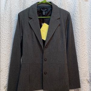 NWT Dialogue gray blazer